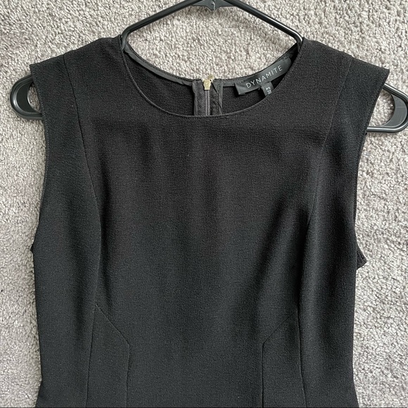 Dynamite Black Swing Dress - Picture 3 of 3